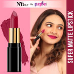 NY Bae Super Matte Lipstick - Dynamic Danielle 10 (4.2 gm) | Pink | Loaded With Vitamin E | Rich Colour | Long lasting | Smudgeproof | Vegan