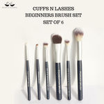CUFFS N LASHES, BRUSH SET OF 6