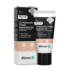The Derma Co. 1% Hyaluronic Tinted Sunscreen Gel with SPF 60 & PA++++ for Broad Spectrum Protection - 30 gm