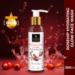 Good Vibes Rosehip Hydrating Glow Face Wash | Deep Pore Cleansing, Moisturizing | With Avocado Oil | No Parabens, No Mineral Oil (200 ml)