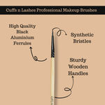 Cuffs N Lashes Makeup Brushes, E012 Fine Liner Brush - 1 pc