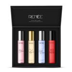 RENEE Women's Premium Perfume Gift Set Combo Pack of 4 Eau De Parfum - 15 ml each, Travel-size Bottles, Long Lasting Scents of Floral, Fruity & Spicy Notes