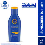 Nivea Sunscreen with SPF 50+ and Vitamin E, PA+++, UVA & UVB protection for INSTANT & WATERPROOF Sun protection