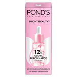 Ponds Bright Beauty Gluta Niacinamide Complex Serum | Anti-Pigmentation Serum with 12% Gluta-Niacinamide Complex for Flawless Radiance| 14 ml