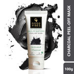 Good Vibes Activated Charcoal Skin Purifying Peel Off Mask | Deep Pore Cleansing, Purifying | No Parabens, No Sulphates, No Mineral Oil, No Animal Testing (100 gm)