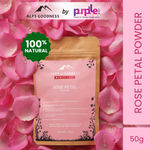 Alps Goodness Powder - Rose Petal (50 gm) | Gulab Powder| 100% Natural Powder | No Chemicals, No Preservatives, No Pesticides| Hydrating Face Mask