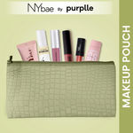 NY Bae Travel Around Town Pouch | Travel Friendly | Multi Purpose Bag | Spacious - Pista Punch