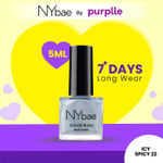 NY Bae Color Rush Nail Paint - Icy Spicy 22 (5 ml) | Chip Resistant | Long Lasting | Quick Dry | Gel Nail Polish