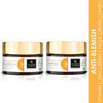 Good Vibes Vitamin C Day and Night Creams Combo: Say Goodbye to Blemishes and Hello to Radiant Skin Combo of 2