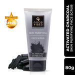 Good Vibes Skin Purifying Activated Charcoal Face Scrub | Deep Cleansing, Anti-Acne, Removes Blackhead | (80 gm)