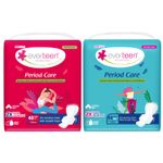 everteen XXL Sanitary Napkin Pads with Cottony-Dry Top & cottony - soft Layer for Women Enriched with Neem and Safflower - 1 Pack (40 Pads 320 mm)