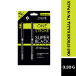 Jaquline USA OneStroke Super Black Kajal Twin Pack(0.30 gm+0.30 gm)