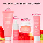Dot & Key Watermelon Essentials CSMS Combo: Face Wash (100 ml) + Serum(20 ml) + Moisturizer (60 ml) + Sunscreen (50 gm)