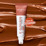 Dot & Key Caramel Kiss Lip Balm for soft and naturally pink lips| SPF 50 & Vitamin C+E| Fades lip Pigmentation & Control Lip Tanning - 12 gm