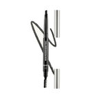 MARS Micro Precision Brow Pencil with spoolie | Retractable & Easy Glide | Long Lasting & Natural finish (0.4 gm) (Black)