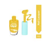 SUGAR POP Nail Lacquer – 04 Hello Yellow (Bright Yellow) | Dries in 45 seconds | Chip-resistant | Glossy Finish | High Shine | Nail Polish for Women - 10 ml