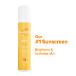 Aqualogica Glow+ Dewy Lightweight Sunscreen Gel SPF 50+ PA++++ with Papaya & Vitamin C 50 gm