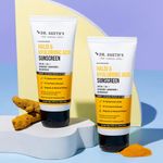 Dr. Sheth's Sunshield Duo: Haldi & Hyaluronic Acid Sunscreen - Twin Pack (2 x 50 gm)