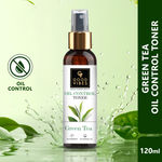 Good Vibes Green Tea Oil Control Toner with Power of Serum | Reduces irritation and redness (120 ml)