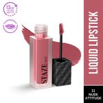 Staze 9to9 Lips Don't Lie Matte + Transferproof Liquid Lipstick | 11 Nude Attitude | 4 ml