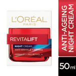 L'Oreal Paris Revitalift Night Cream, Hydrating and Boosting, With Dermalift technology + Pro-Retinol A, 50 ml