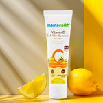 Mamaearth Vitamin C Daily Glow Sunscreen with Vitamin C & Turmeric for Sun Protection & Glow - 20 gm