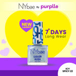 NY Bae Color Rush Nail Paint - Icy Spicy 22 (5.6 ml) | Chip Resistant | Long Lasting | Quick Dry | Gel Nail Polish