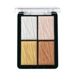 MARS Glowzilla Highlighter Face palette | Ultra Blendable & Long Lasting | Blinding Glow (12 gm) (SHADE-01)