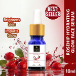 Good Vibes Rosehip Hydrating Glow Face Serum | Light, Non-Sticky, Brightening | With Vitamin E | No Parabens, No Sulphates, No Animal Testing (10 ml)