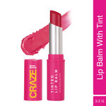 Swiss Beauty CRAZE Tinted Weightless Lip Balm | Sheer Coverage | Hydrating | With Cocoa Butter 02 Sugar Rose 3.2 gm