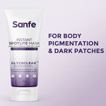 Sanfe Instant Spotlite Mask | Lightens Dark Patches in 10 Minutes | Exfoliates Dirt & Dead Skin in Minutes | Instant Results Guaranteed| 100 gm