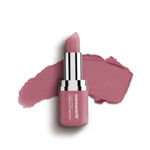 Mamaearth Creamy Matte Long Stay Lipstick with Murumuru Butter and Vitamin E for 8-Hour Long Stay (Flakeproof & Non-Drying | Intense Color Payoff) Mauve Bloom - 4.2 gm