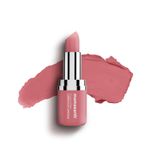 Mamaearth Creamy Matte Long Stay Lipstick with Murumuru Butter and Vitamin E for 8-Hour Long Stay (Flakeproof & Non-Drying | Intense Color Payoff) Hibiscus Nude - 4.2 gm