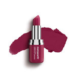 Mamaearth Creamy Matte Long Stay Lipstick with Murumuru Butter and Vitamin E for 8-Hour Long Stay (Flakeproof & Non-Drying | Intense Color Payoff) Cranberry Crush - 4.2 gm