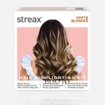 Streax Ultralights Hair Colour Highlight Kit | Blonde Hair Colour, Soft Blonde - Pack of 1 I Enriched with Walnut & Argan Oil I Hair Colour for Women | Rich, vibrant, Easy to use, DIY Application,220 gm