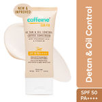 mCaffeine De Tan Oil Control Coffee Sunscreen SPF 50 PA++ With Hyaluronic Acid & Vitamin B3 (50 ml)