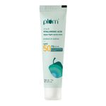 Plum Cica & Hyaluronic Acid Aqua-Light Sunscreen SPF 50 PA+++ | No White Cast, Lightweight, Non-Sticky | Safest New Generation UV Filters | Protects & Cares for All Skin Types | Water-Light Sunscreen For Women & Men | 100% Vegan | 15 gm