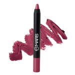 MARS Won't Smudge Won't Budge Crayon Lipstick up to 12 Hours Stay | Matte Finish | Waterproof | Won't Smudge Won't Budge Lip Crayon (3.5 gm) (24-I Am Dramatic)