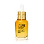 Lakme Vit C Brillance Serum, 10% Vit C Complex, Glass Skin in 21 Days, Tighter Brighter Skin, 30 ml