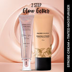 FACES CANADA Rose Gold Strobe Cream (30 ml) and Peaches N Cream Tinted Moisturizer (35g)