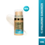 Lakme 1% Hyaluronic Gel Sunscreen SPF 50 PA++++ | For even toned skin | No White Cast, Lightweight | UVA/B Protection | For All Skin Types | 18 gm