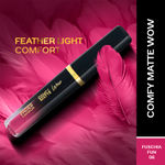 FACES CANADA Comfy Matte Wow Liquid Lipstick - Fuschia Fun 06, 3.8 ml | One Swipe Application | Highly Pigmented | Comfortable Wear | Glides Smoothly | Long Lasting | Transferproof