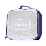 Sanfe Travel Pouch Kits Essentials Bag for Women Organiser Make Up (Color- Purplle) 1 Pouch