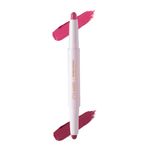 MARS Double Trouble 2-in-1 Retractable Lip Crayon | Long Lasting | Matte finish | Smudge proof & Kiss Proof Lipstick for Women (4 gm) (08-Tangy-Jam)