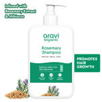 Aravi Organic Rosemary Hair Growth Shampoo | Helps Reducing Hair Fall | Suitable For All Hair Type (200 Ml)
