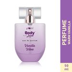 Plum BodyLovin' Vanilla Vibes Eau De Parfum | Long Lasting & Luxurious Vanilla Fragrance | Luxury Perfume For Women | Sweet, Warm & Irresistible Notes of Vanilla| Travel-Friendly (50 ml)