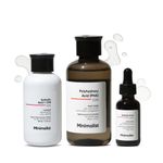Minimalist CTS Combo for Oily/Acne Prone Skin (Cleanser 100ml + Toner 150ml + Serum 10ml) - Combo of 3