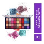 Mattlook 36 Colours Catch the Eyeshadow Palette, Flawless Shades, Waterproof Durable Highly Pi gmented Eye Makeup Set Gift for Women, Multicolour- 01 (20.5 gm)