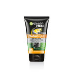 Garnier Men, Face Wash, Brightening & Anti-Pollution, Turbo Bright Double Action, 100 gm