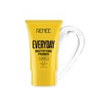 RENEE Everyday Primer, Blurs Fine Lines, Wrinkles & Pores, Smoothen Skin Texture, Lightweight & Non-Sticky, Long Lasting Formula with Matte Finish, Vitamin C, Hyaluronic Acid & SPF 30 Infused, 30 Ml